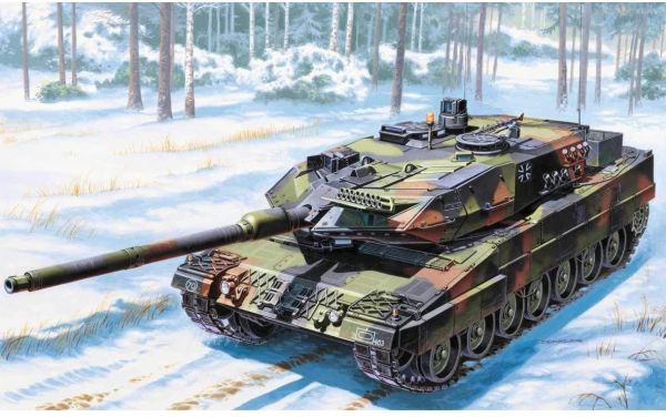 ITA6435 - Char Leopard 2A6 à assembler et à peindre - 1