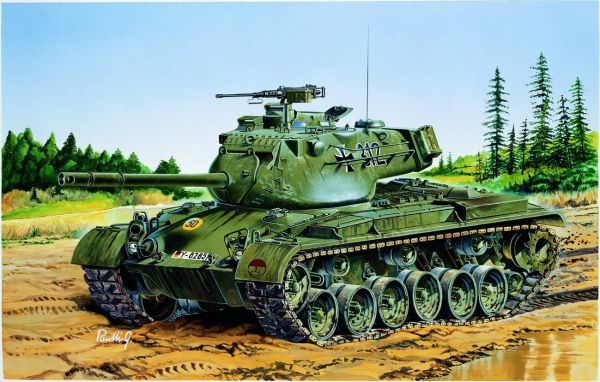 ITA6447 - Char M47 Patton à assembler et à peindre - 1