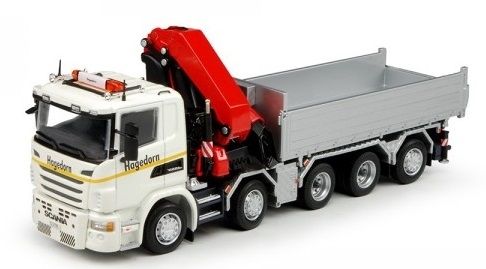 TEK64880 - SCANIA G 10x4 Benne avec Grue HAGEDORN - 1