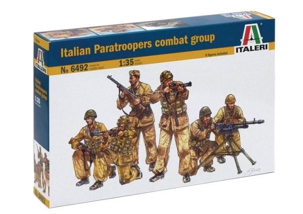 ITA6492 - Groupe de combat de parachutistes italiens à peindre - 1