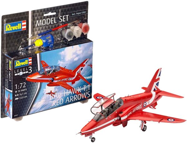 REV64921 - Model set BAe Hawk T.1 Flèches rouges avec peinture à assembler - 1