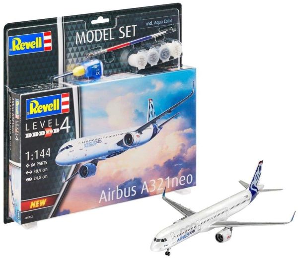 REV64952 - Mdel set Airbus A321 Neo avec peinutre à assembler - 1
