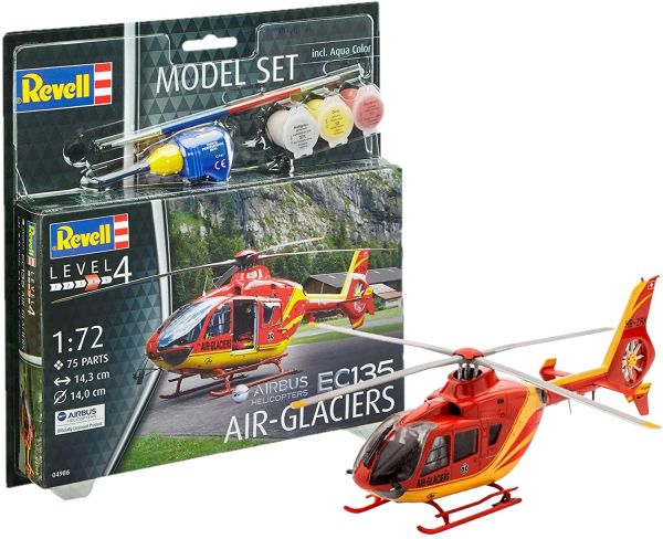 REV64986 - AIR-GLACIERS EC135 à assembler et à peindre - 1