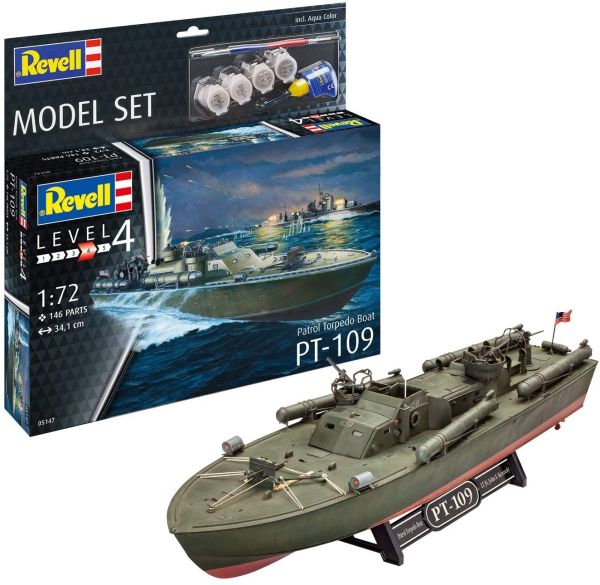 REV65147 - Model set Patrol Torpedo Boat PT-109 avec peinture à assembler - 1