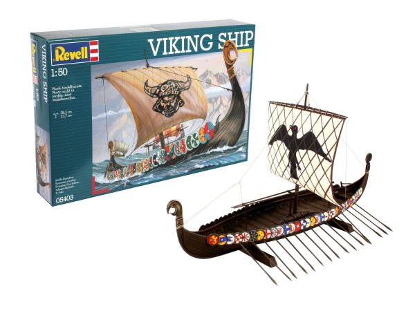 REV65403 - Navire viking à assembler et à peindre - 1