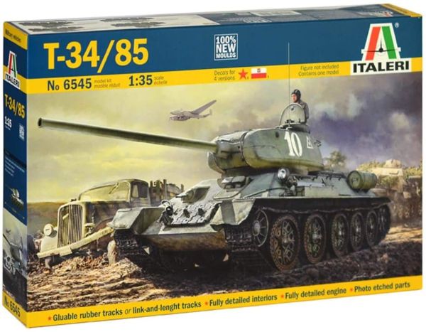 ITA6545 - Char T34 / 85 Zavod 183 Mod.1944 à assembler et à peindre - 1