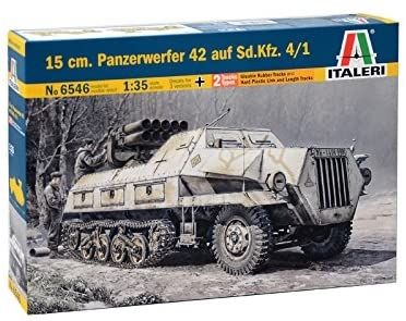 ITA6546 - Char 15cm. Panzerwerfer 42 AUF SD.KFZ. 4/1 à assembler et à peindre - 1