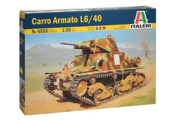 ITA6553 - Char Carro Armato L6/40 à assembler et à peindre - 1