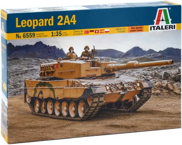 ITA6559 - Char LEOPARD 2A4 à assembler et à peindre - 1