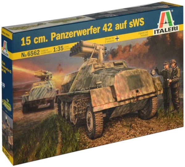 ITA6562 - Véhicule 15 cm. Panzerwerfer 42 auf sWS à assembler et à peindre - 1