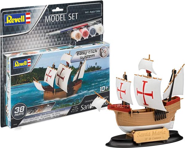 REV65660 - Model set Santa Maria avec peinture à assembler - 1