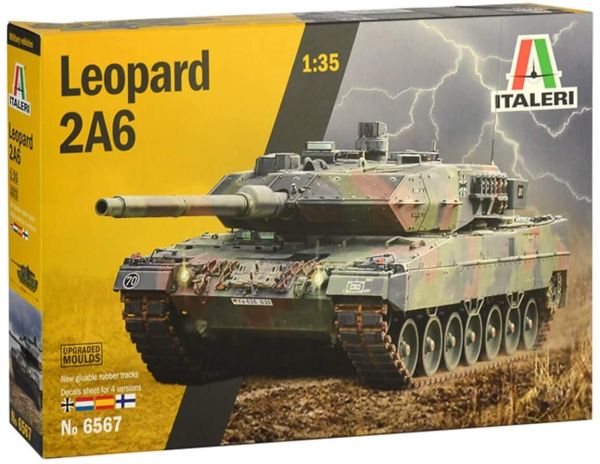ITA6567 - Char Leopard 2A6 à assembler et à peindre - 1
