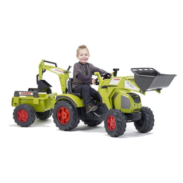 FAL1010Y - CLAAS AXOS Avec pelle Excavatrice, Godet et remorque - 1