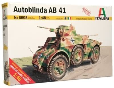 ITA6605 - Véhicule Autoblinda AB 41 à assembler et à peindre - 1
