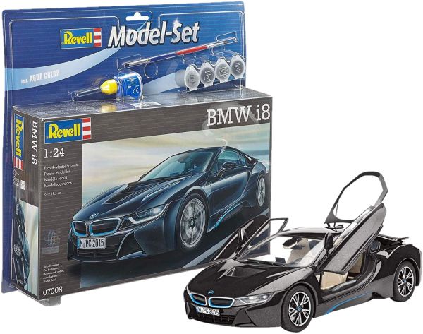 REV67008 - Model Set BMW i8 avec peinture à assembler - 1