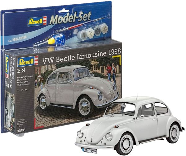 REV67083 - Model set VOLKSWAGEN Beetle 1968 avec peinture à assembler - 1