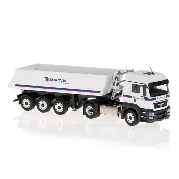 CON71202/02 - MAN TGS LX 4x2 Avec benne 3 Essieux SCHMITZ CARGOBULL EUROVIA - 1