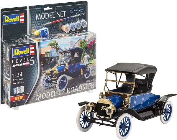REV67661 - Model set FORD model T 1913 avec peinture à assembler - 1
