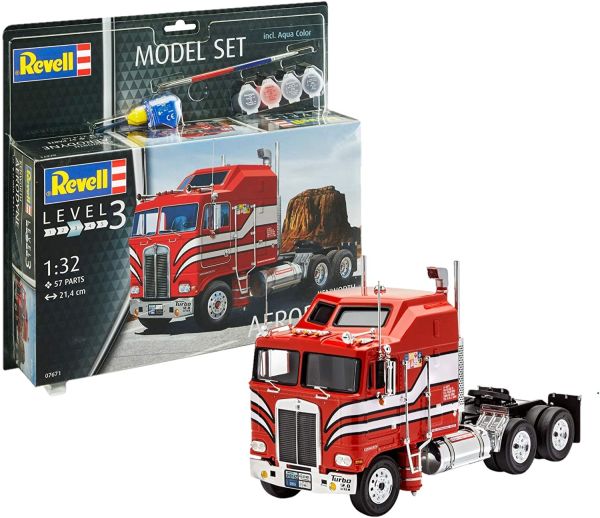 REV67671 - Model set KENWORTH Aerodyne avec peinture à assembler - 1