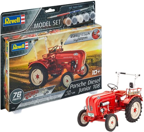 REV67820 - Model set PORSCHE Junior 108 avec peinture à assembler - 1