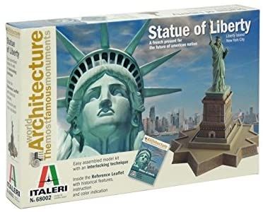 ITA68002 - Architecture mondiale : STATUE DE LA LIBERTÉ à assembler et à peindre - 1