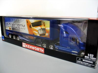 NEW11943 - KENWORTH 6x4 Avec remorque 3 essieux violette Ech:1/32 - 1