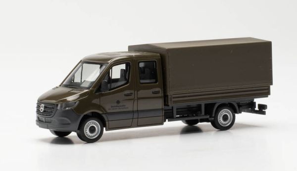 HER700795 - MERCEDES SPRINTER marron double cabine BUNDSWEHR - 1