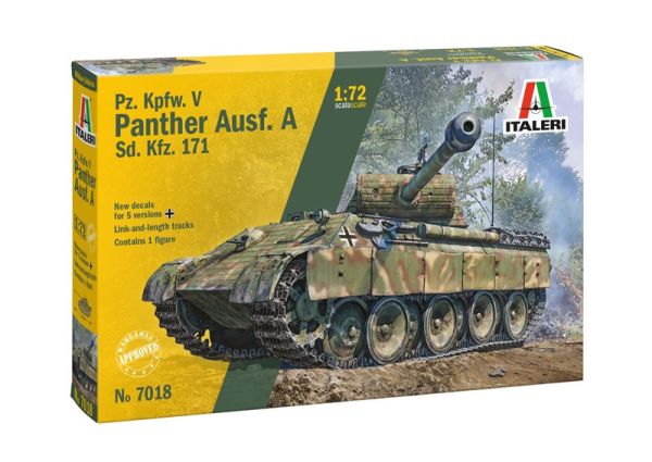 ITA7018 - Char PANTHER V Pz.Kpfw. A sd à assembler et à peindre - 1