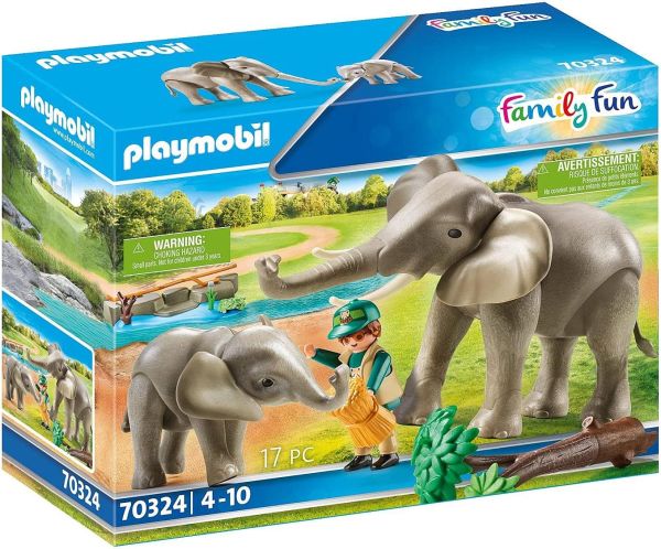 PLAY70324 - Éléphant et Soigneur - 1