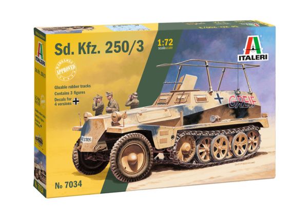 ITA7034 - Véhicule militaire Sd.Kfz. 250/3 à assembler et à peindre - 1