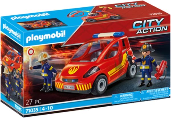 PLAY71035 - Voiture de Pompiers avec figurine - 1