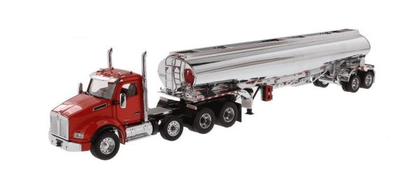 DCM71102 - KENWORTH T880S Day Cab 8x4 avec citerne chromé 2 Essieux - 1