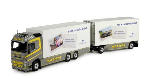 TEK73916 - VOLVO FH04 Gl. 6x4 porteur avec remorque 1+1 Essieux MATHYS - 1