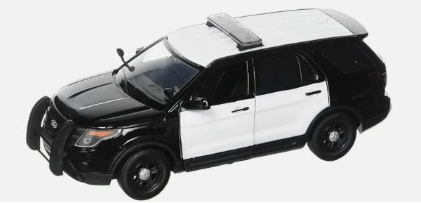 MMX76988NOIR - FORD Police Interceptor Utility 2022 Noir et blanc - 1