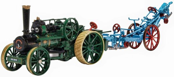 OXF76FBB005 - Machine de labour FOWLER BB1 N°1534 Lady Caroline avec charrue - 1