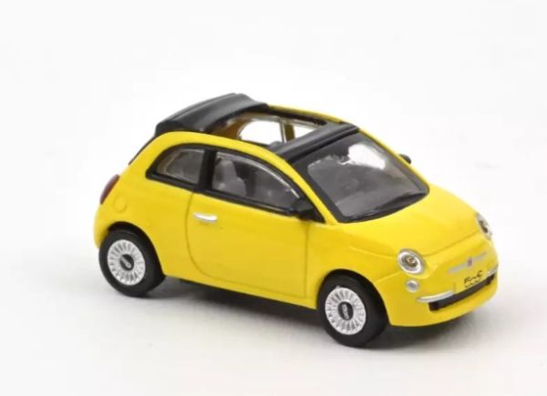 NOREV770059 - FIAT 500C 2009 Jaune - 1