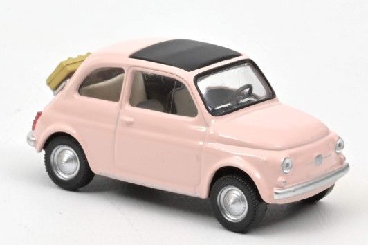 NOREV771200 - FIAT 500F 1965 rose clair - 1