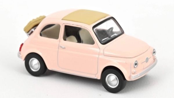 NOREV771205 - FIAT 500 F 1965 Rose Pastel - Jet-car - 1