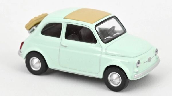 NOREV771206 - FIAT 500 F 1965 Bleu Pastel - Jet-car - 1