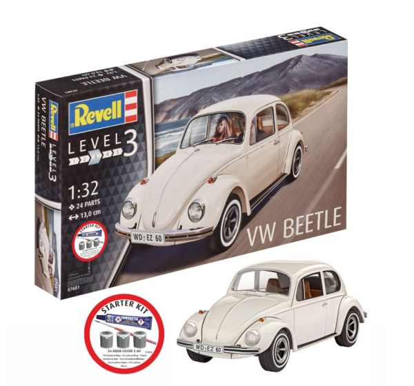 REV77681 - STARTER KIT - VOLKSWAGEN Beetle avec peinture à assembler - 1