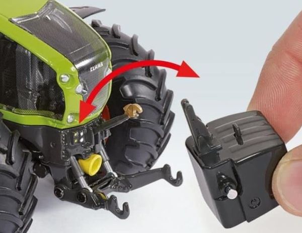 Modèle Réduit Tracteur Claas Axion 950 Jumelage Full Black WIKING échelle 1/32 - Occasion