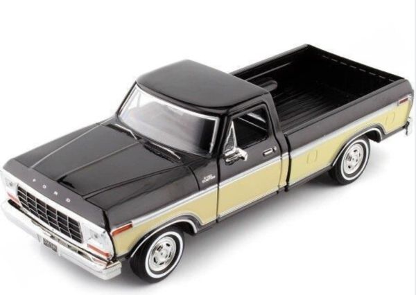 MMX79346NOIR - FORD F-150 Custom 1979 Noir et beige - 1