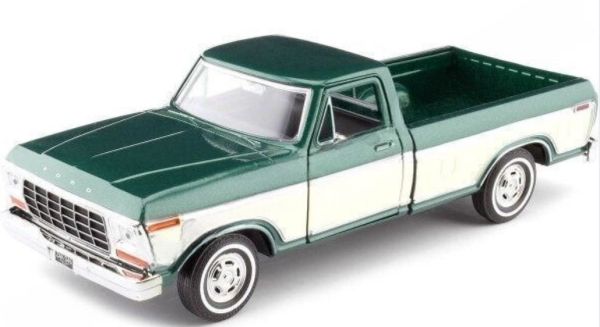 MMX79346VERT - FORD F-150 Custom 1979 Vert et beige - 1