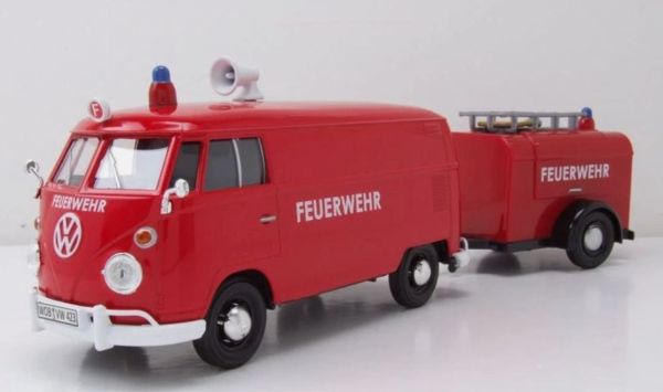 MMX79671 - VOLKSWAGEN Type 1 pompier avec remorque - 1