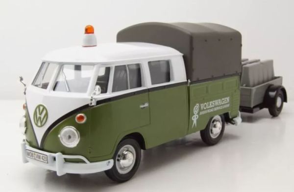 MMX79676 - VOLKSWAGEN Type2 pick-up bâché avec remorque - Road Service VW - 1