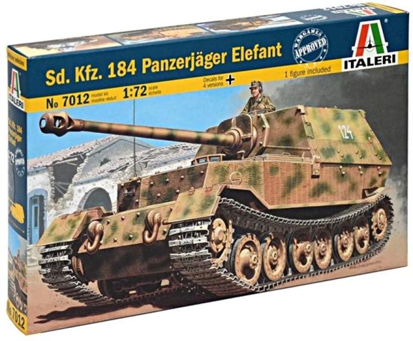 ITA7012 - Char Sd.Kfz.184 Panzerjager Elefant à assembler et à peindre - 1