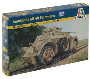 ITA7064 - Véhicule Férovière AUTOBLINDA AB 40 à assembler et à peindre - 1