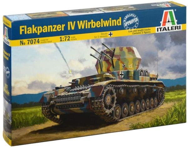 ITA7074 - Char Flakpanzer IV Wirbelwind à assembler et à peindre - 1