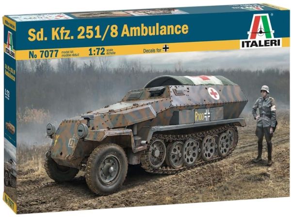 ITA7077 - Ambulance Sd.Kfz.251/8 à assembler et à peindre - 1