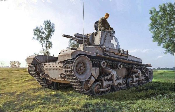 ITA7084 - Char Panzerkamfwagen 35 (t) à assembler et à peindre - 1